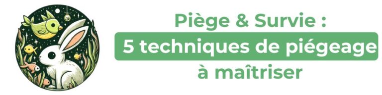 piège et survie : 5 techniques de piégeage à maitriser